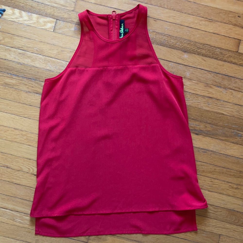 Sam Edelman red blouse size XS.
